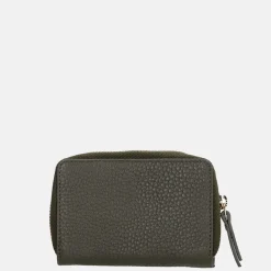 Dames Portemonnees^Charm London safety wallet portemonnee donkergroen