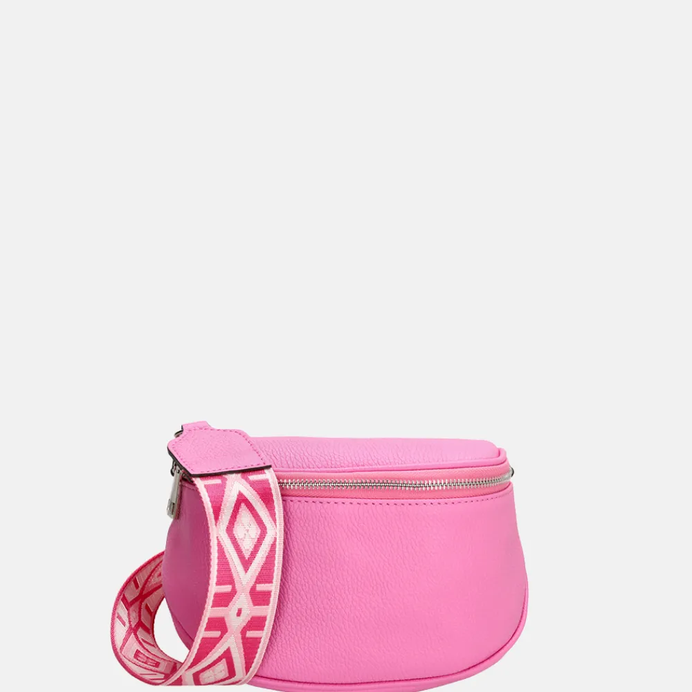 Schoudertassen^Charm London schoudertas roze