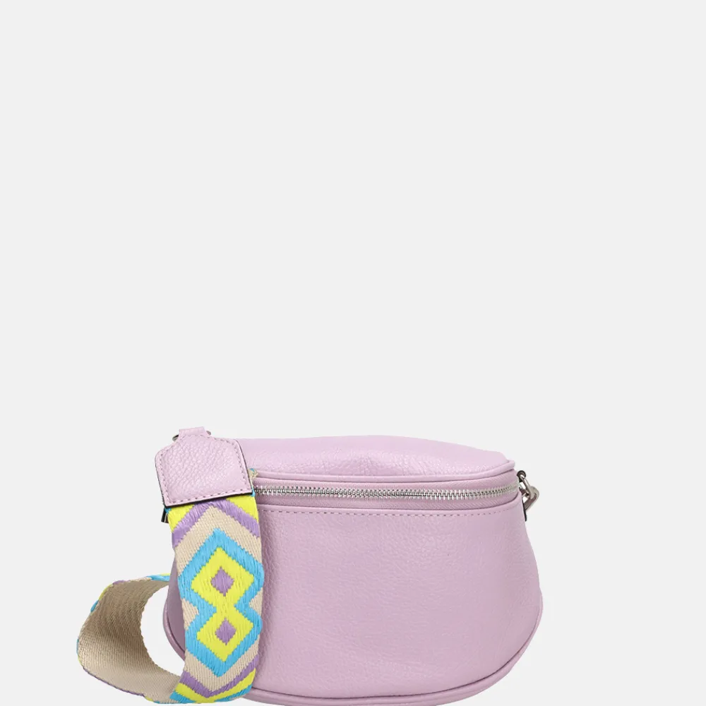 Schoudertassen^Charm London schoudertas lila