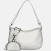 Schoudertassen^Charm London schoudertas silver