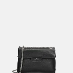 Schoudertassen^Charm London schoudertas zwart