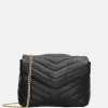 Schoudertassen^Charm London schoudertas zwart