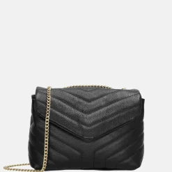Schoudertassen^Charm London schoudertas zwart
