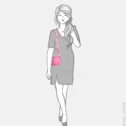 Schoudertassen^Charm London schoudertas roze