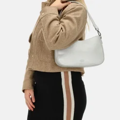 Schoudertassen^Charm London schoudertas silver