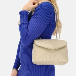 Schoudertassen^Charm London schoudertas beige