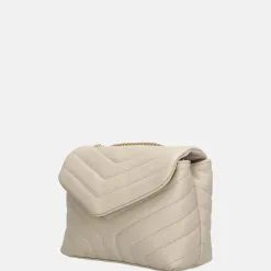 Schoudertassen^Charm London schoudertas beige
