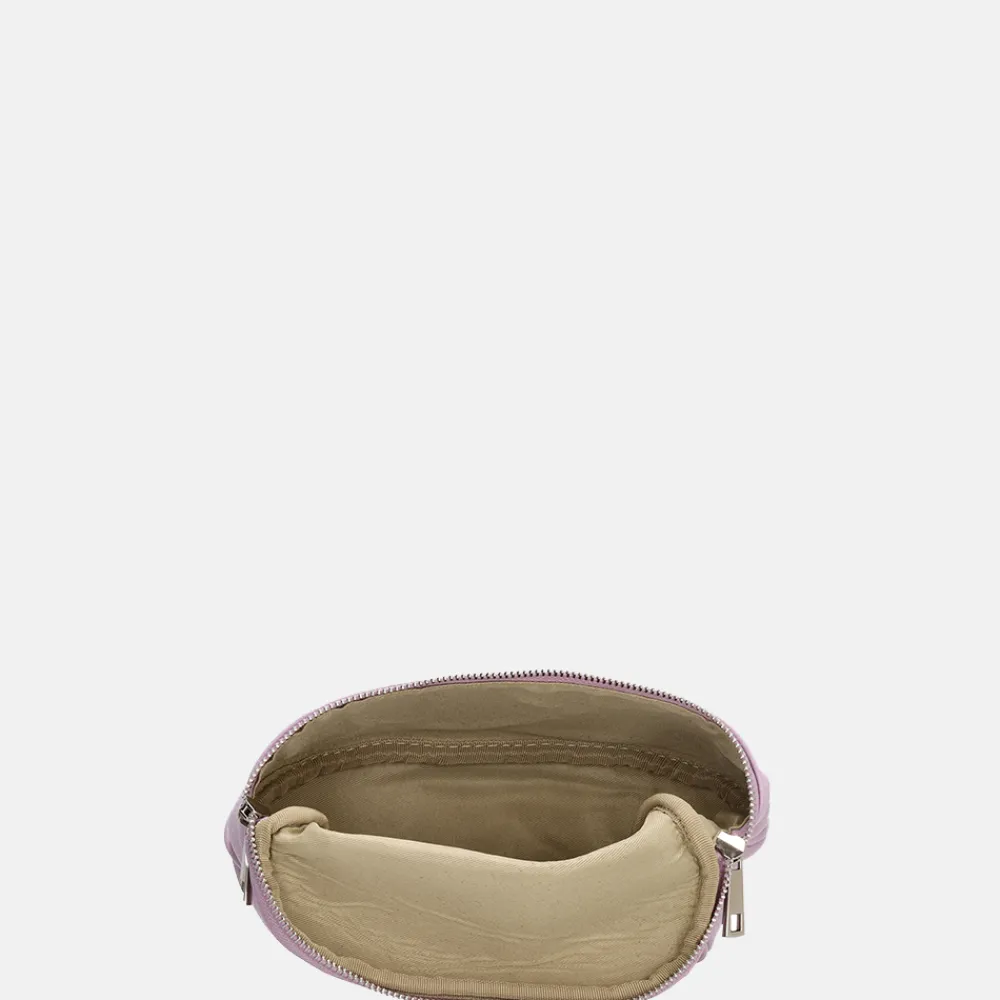 Schoudertassen^Charm London schoudertas lila