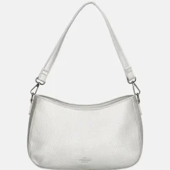 Schoudertassen^Charm London schoudertas silver