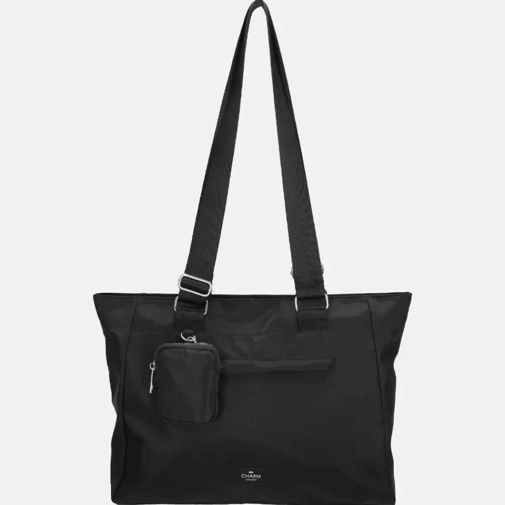 Shoppers^Charm London shopper zwart