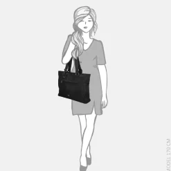 Shoppers^Charm London shopper zwart