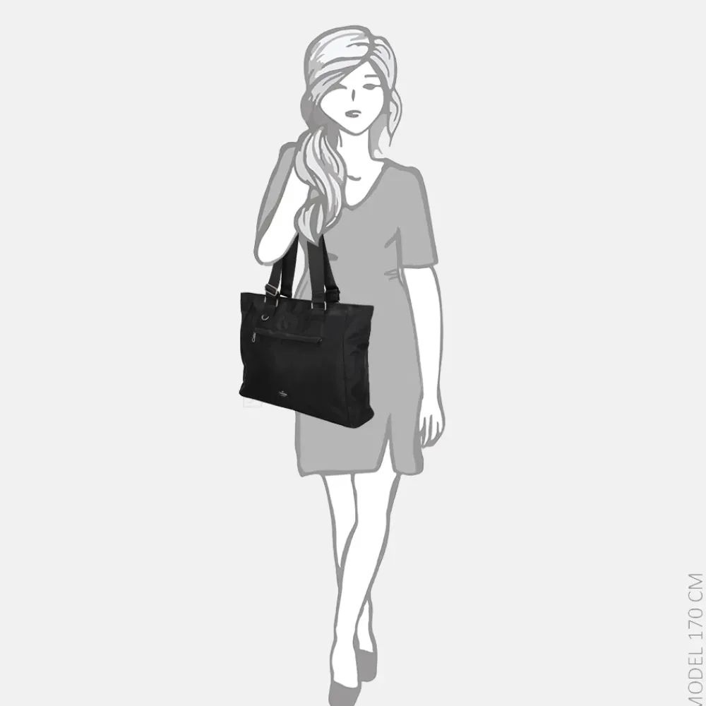 Shoppers^Charm London shopper zwart