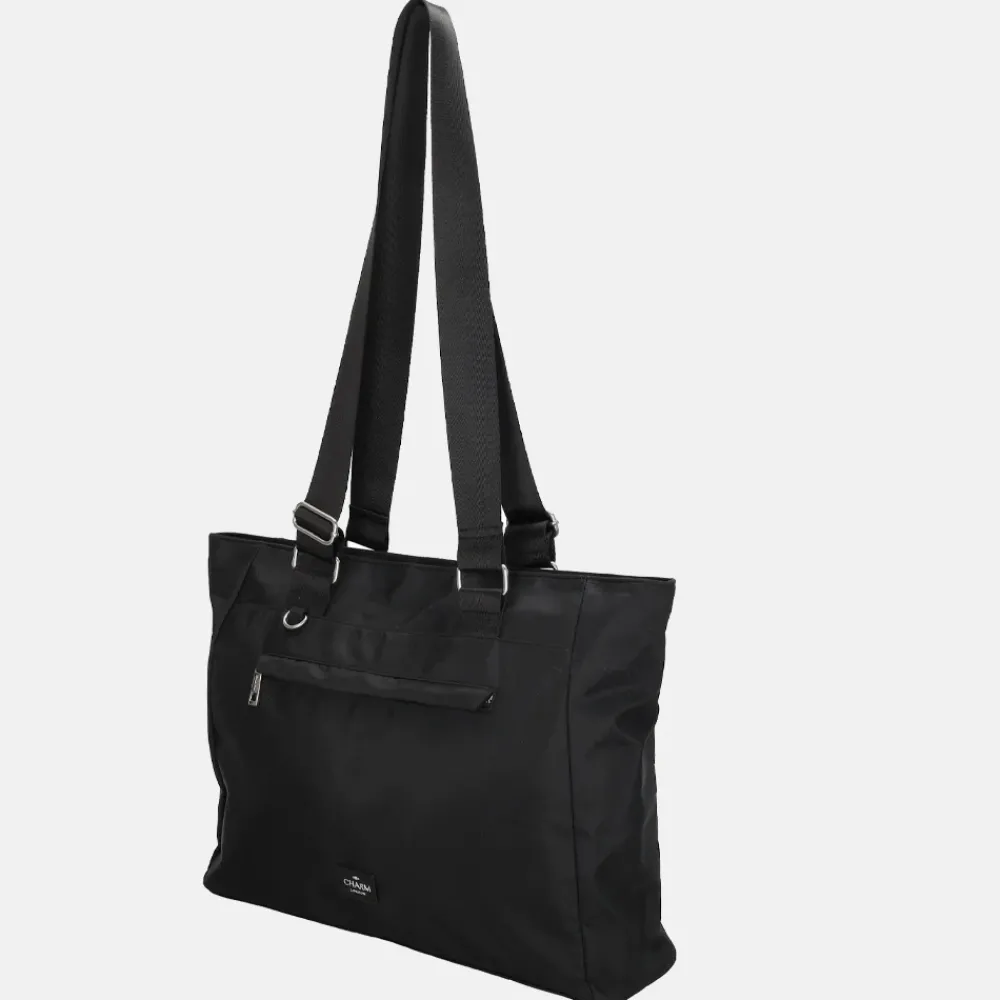 Shoppers^Charm London shopper zwart