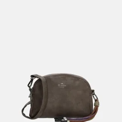 Crossbody Tassen^Charm London Tottingham crossbody tas donkerbruin