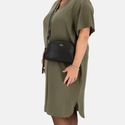 Crossbody Tassen^Charm London Tottingham crossbody tas black