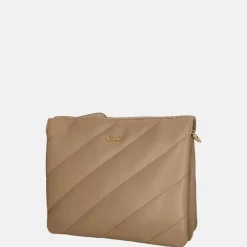 Crossbody Tassen^Charm London Via Dante crossbody tas taupe