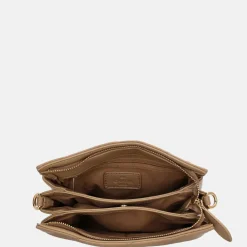 Crossbody Tassen^Charm London Via Dante crossbody tas taupe
