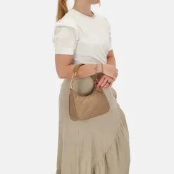 Handtassen^Charm London Viodante handtas taupe