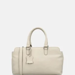 Handtassen^Charm London Washington handtas creme