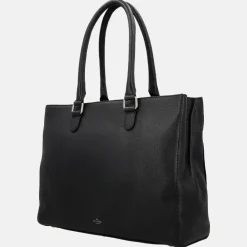 Schoolhandtassen | Dames Laptoptassen^Charm London Washington handtas met laptopvak 15 inch zwart