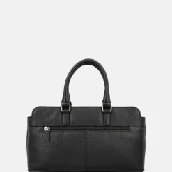 Handtassen^Charm London Washington handtas zwart
