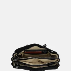 Handtassen^Charm London Washington handtas zwart