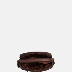 Schoudertassen^Chesterfield Arnhem schoudertas M brown