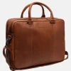 Heren Laptoptassen^Chesterfield Boston laptoptas 15 inch cognac
