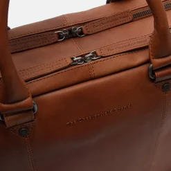 Heren Laptoptassen^Chesterfield Boston laptoptas 15 inch cognac