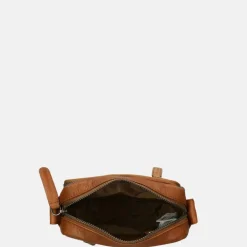 Crossbody Tassen^Chesterfield Bremen crossbody tas cognac
