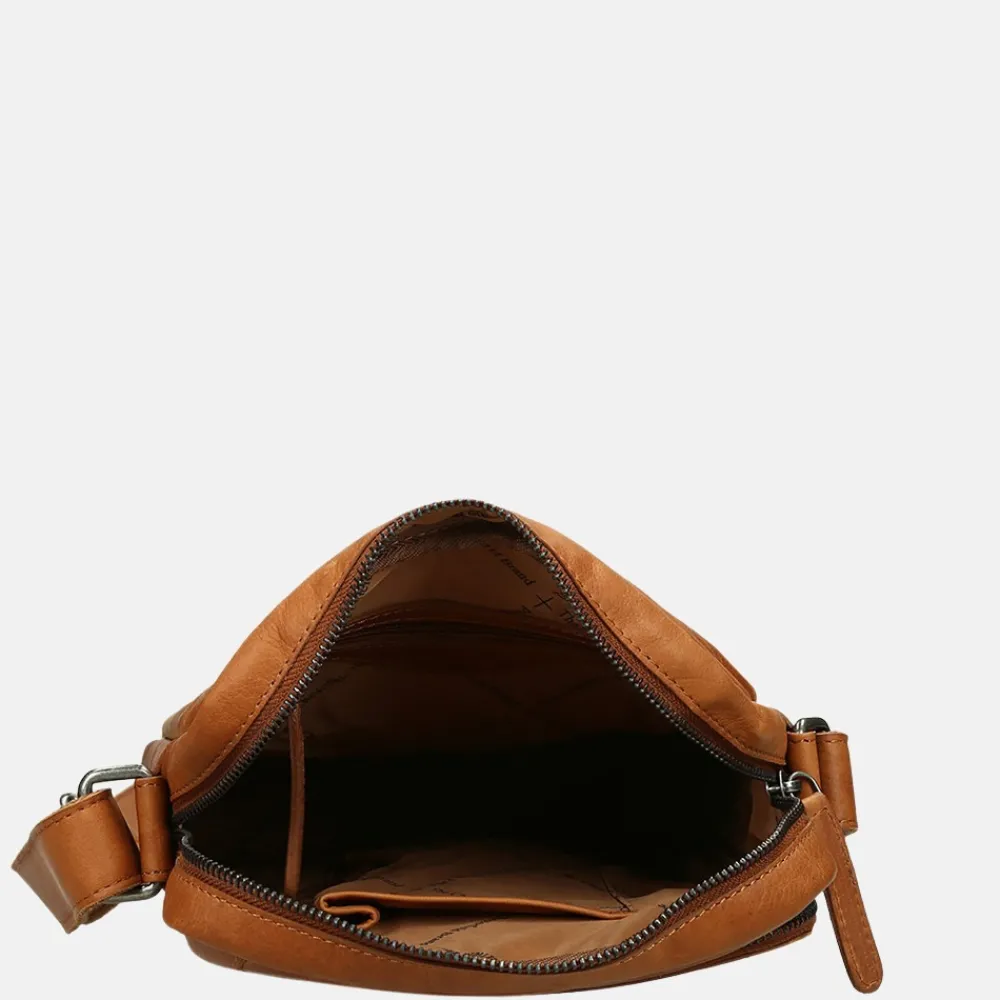 Schoudertassen^Chesterfield Dessau schoudertas cognac