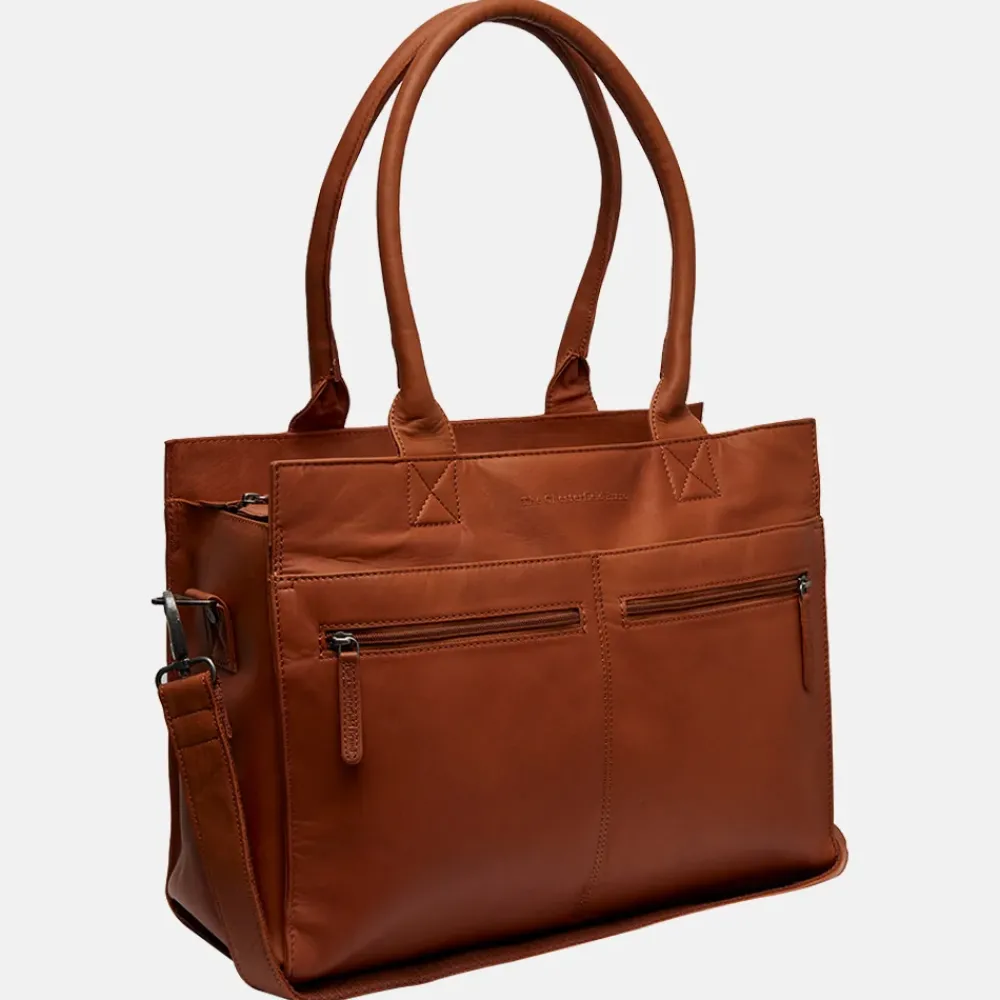 Luiertassen^Chesterfield Elody luiertas cognac
