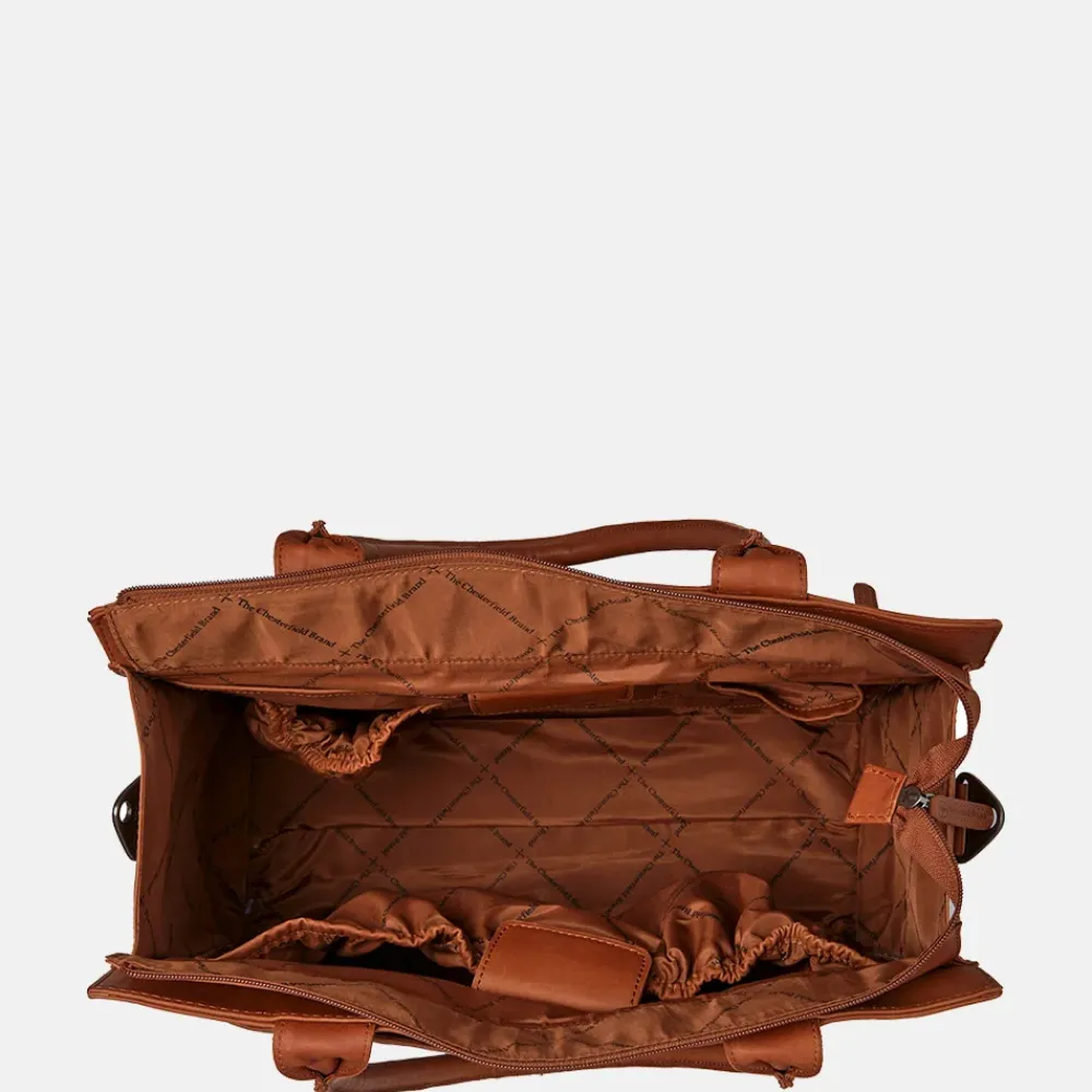 Luiertassen^Chesterfield Elody luiertas cognac
