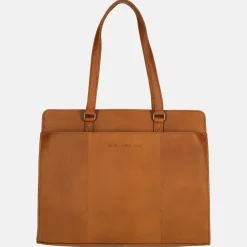 Dames Laptoptassen^Chesterfield Fidenza laptoptas 15.6 inch cognac