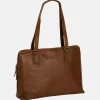 Schoolhandtassen | Shoppers^Chesterfield Flint shopper 13.3 inch cognac