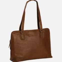 Schoolhandtassen | Shoppers^Chesterfield Flint shopper 13.3 inch cognac