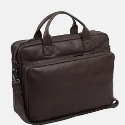 Heren Laptoptassen^Chesterfield Jackson laptoptas 15 inch dark brown
