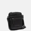 Schoudertassen^Chesterfield Karlstad crossbody tas black