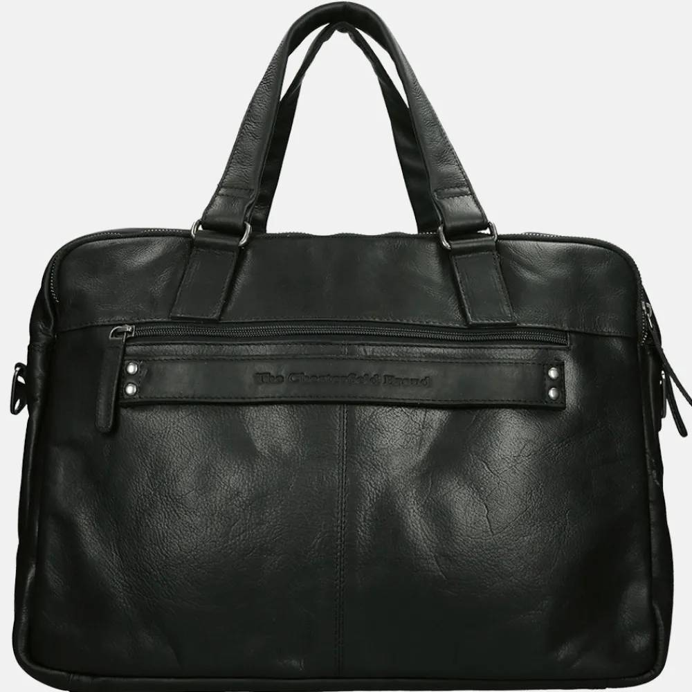 Heren Laptoptassen^Chesterfield laptoptas 17 inch black