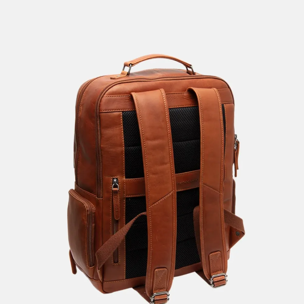Laptop Rugzakken^Chesterfield Lennox laptoprugzak L 16 inch cognac