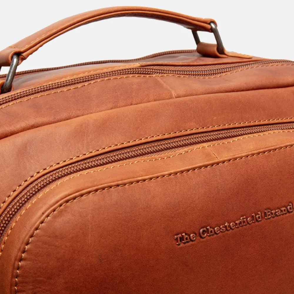 Laptop Rugzakken^Chesterfield Lennox laptoprugzak L 16 inch cognac
