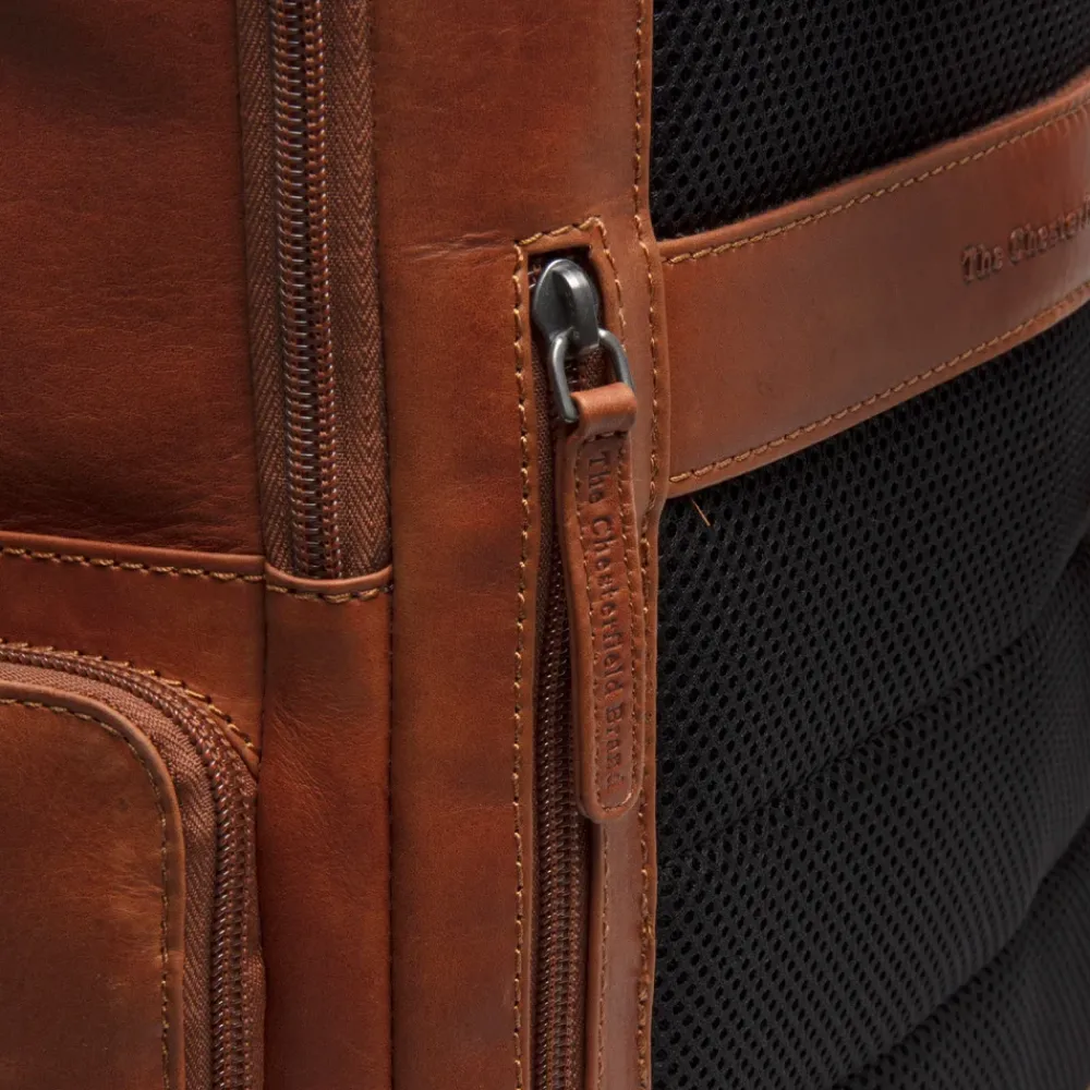 Laptop Rugzakken^Chesterfield Lennox laptoprugzak L 16 inch cognac