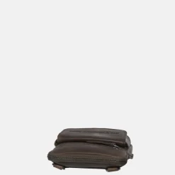 Schoudertassen^Chesterfield Lou schoudertas donkerbruin