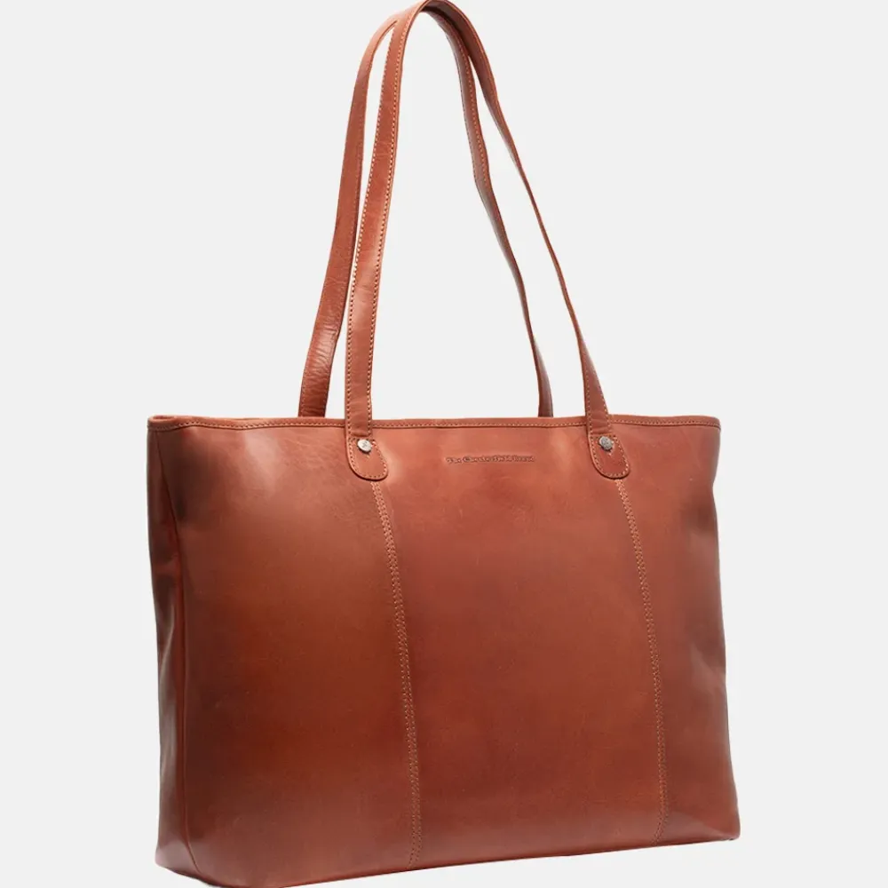 Dames Laptoptassen^Chesterfield Novum Ferrera shopper 15 inch cognac
