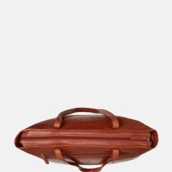Dames Laptoptassen^Chesterfield Novum Ferrera shopper 15 inch cognac