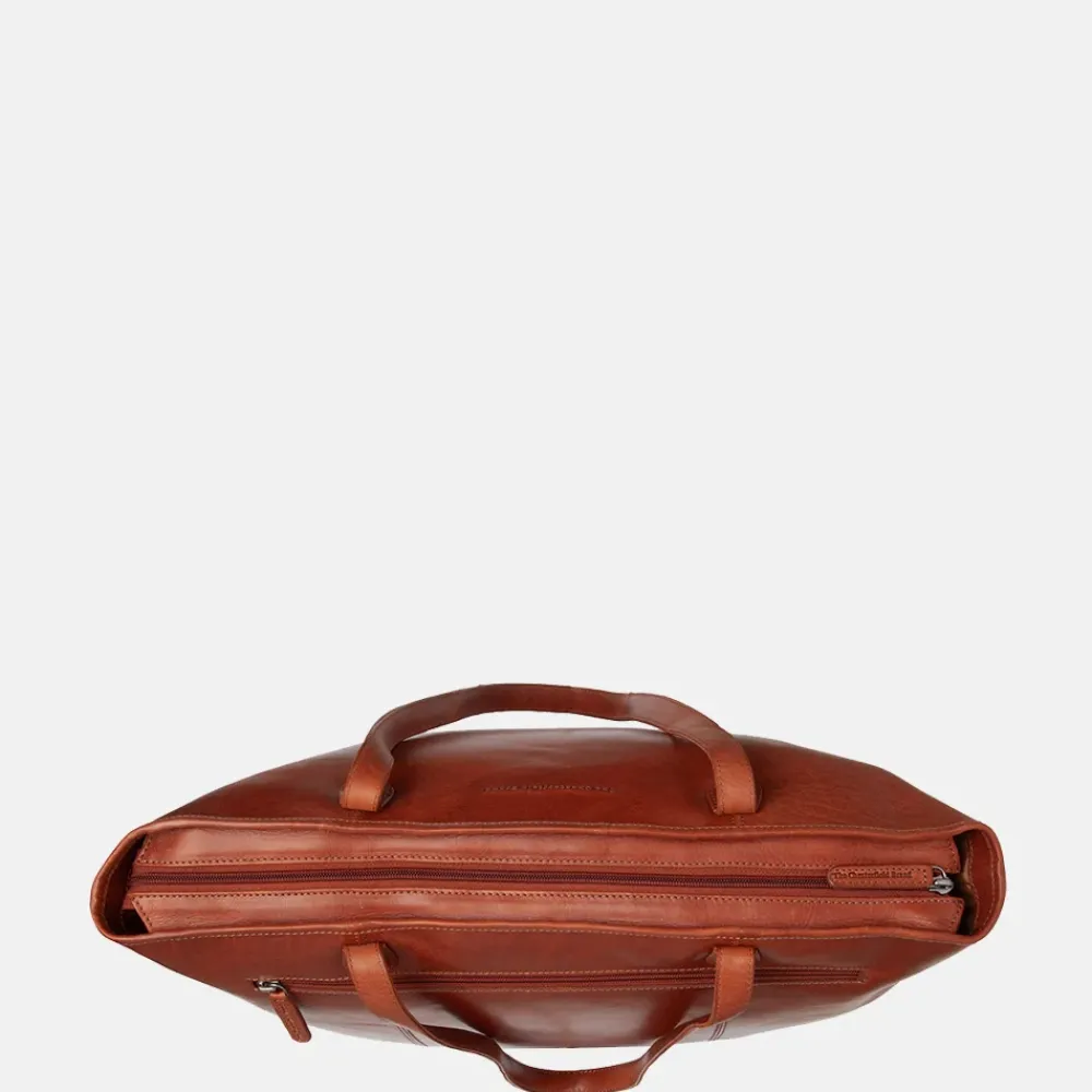 Dames Laptoptassen^Chesterfield Novum Ferrera shopper 15 inch cognac