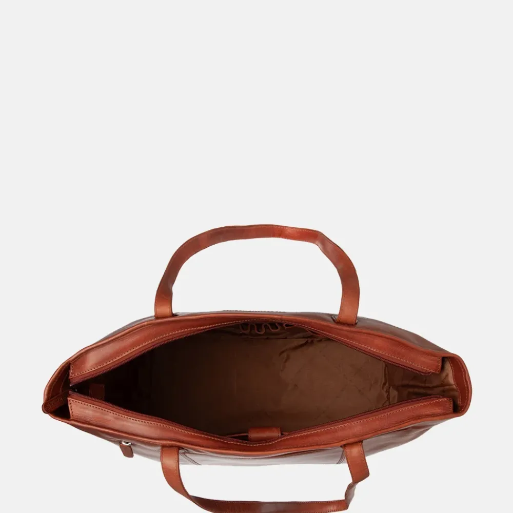 Dames Laptoptassen^Chesterfield Novum Ferrera shopper 15 inch cognac