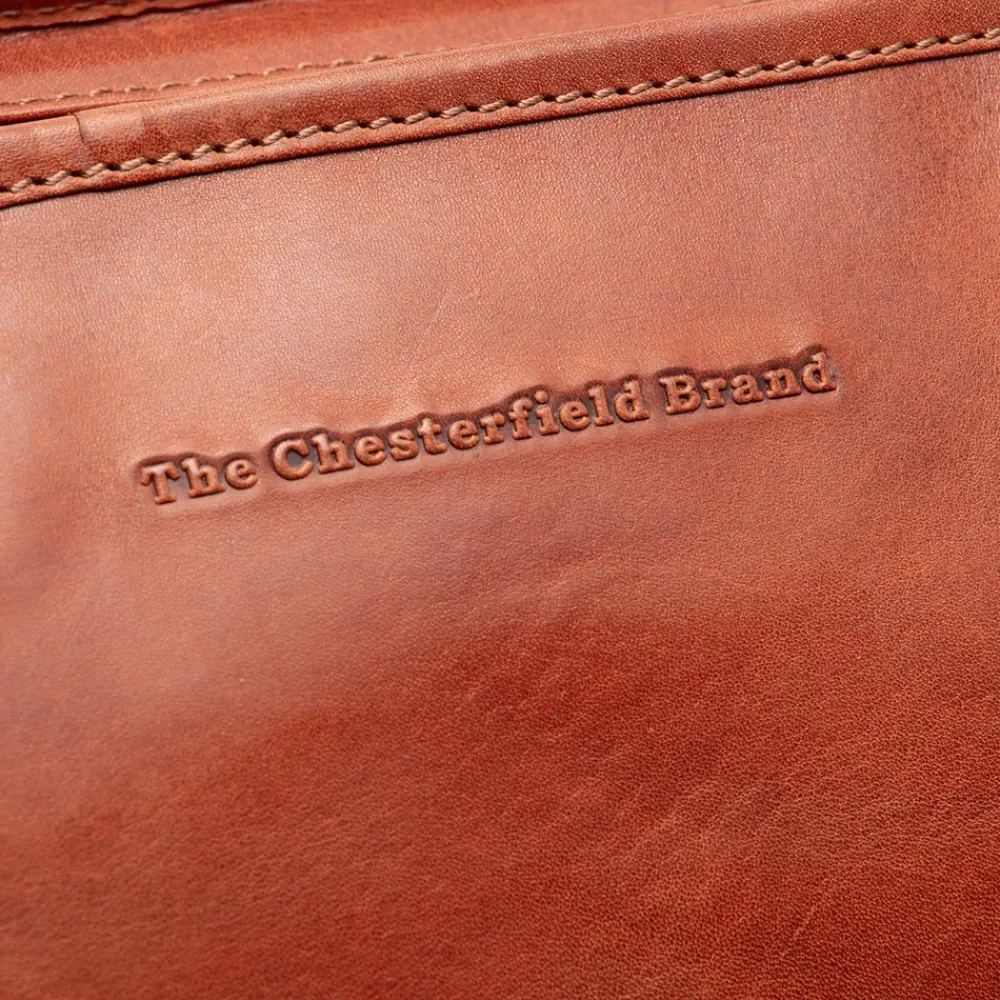 Dames Laptoptassen^Chesterfield Novum Ferrera shopper 15 inch cognac