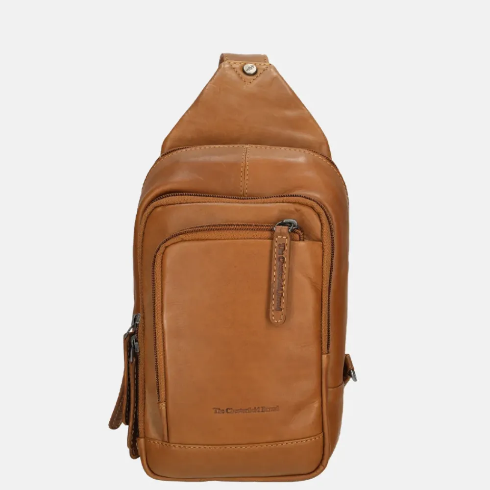 Crossbody Tassen^Chesterfield Riga crossbody tas cognac