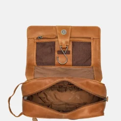 Toilettassen^Chesterfield Rosario toilettas cognac